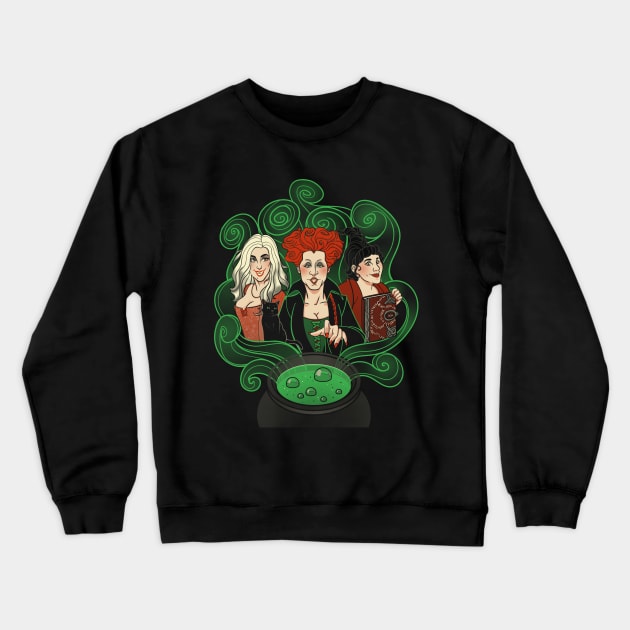 Hocus Pocus Crewneck Sweatshirt by ursulalopez